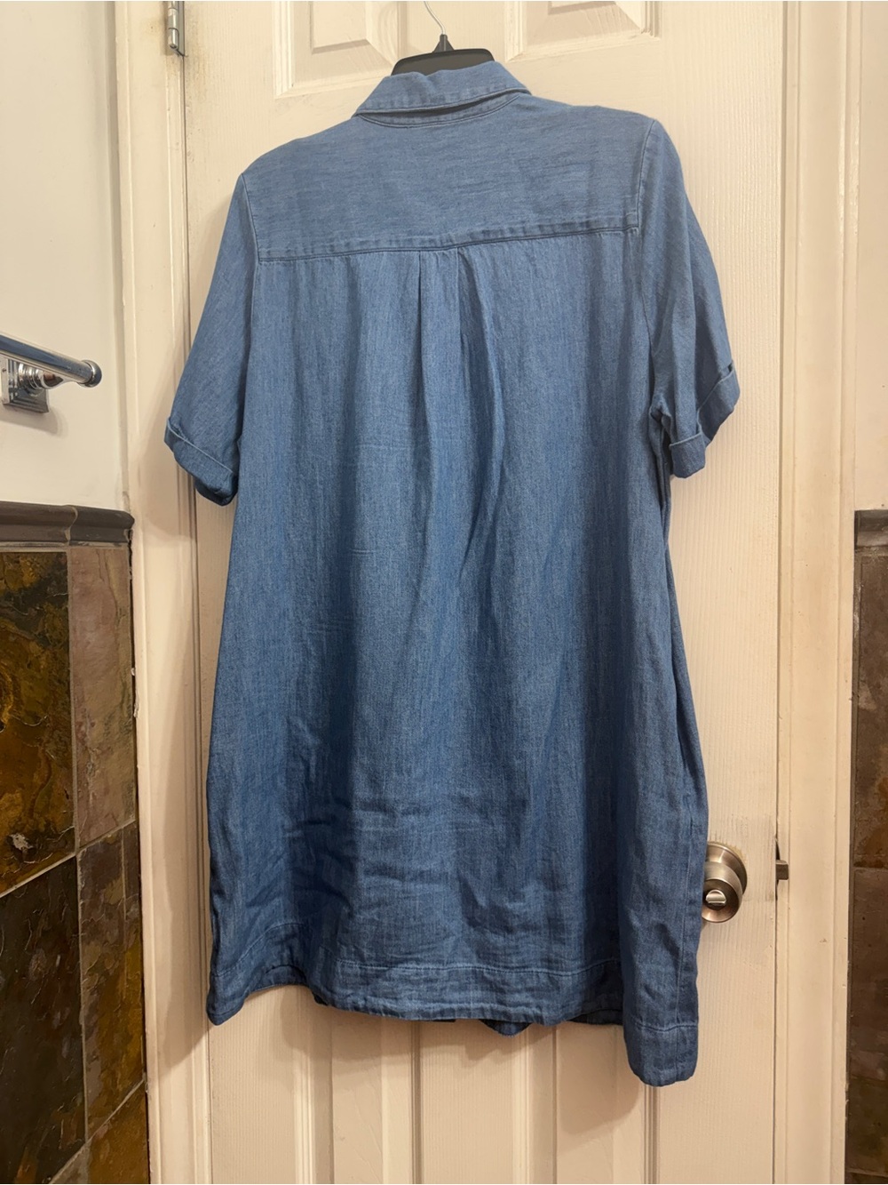 Denim shirt dress- Like new! - Picture 2 of 2